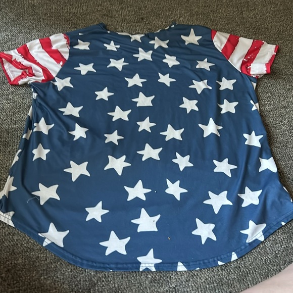 For G and PL Fourth of July Tee. XXL Red, white, and blue. - Picture 2 of 2